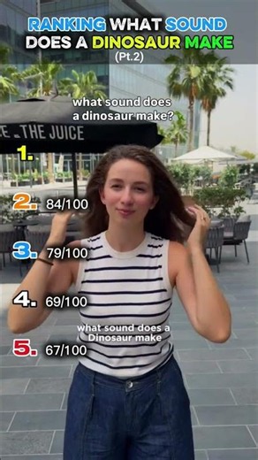 What Sound Does a Dinosaur Make? 🦖 PT.2 #trendrank #dinosaur