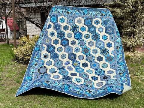 “Lace” Kaleidoscope Quilt made with Border Fabric
