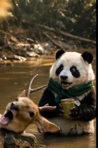 Lion vs Python… BaoBao Just Watches 🐼