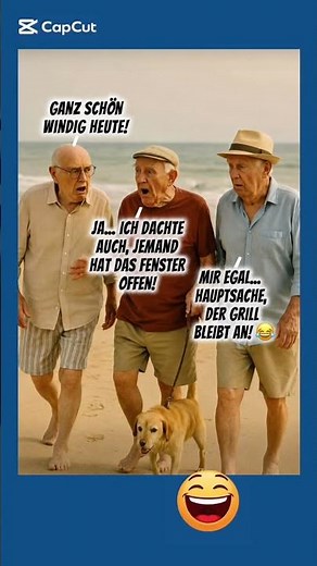 Drei Opas am Strand… und jeder hört etwas anderes! 😂 #funny #comedy #witz #lustig #humor #lachen