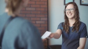 Vet Receptionist Giving Payment Receipt Client Stock Footage Video (100% Royalty-free) 1109006775 | Shutterstock