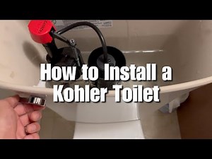 How to Install a Kohler Highline Toilet and Seat!