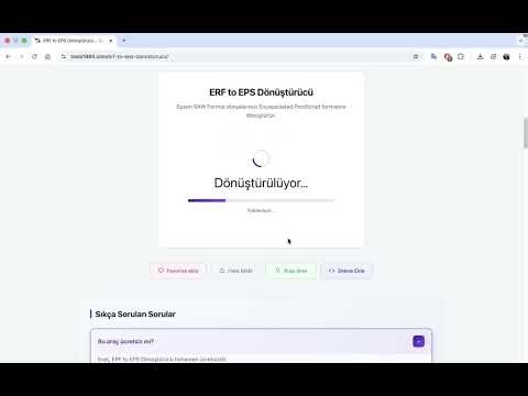 ERF to EPS Dönüştürücü | Epson RAW Fotoğrafları EPS Formatına Ücretsiz Çevirin