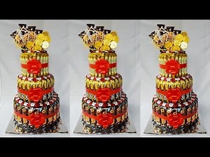 Cara Membuat Snack Cake Dengan Mudah Pakai Kardus | Snack Tart Ultah