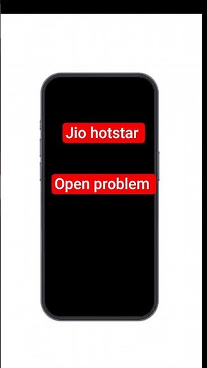 jio hotstar app nhi chal rha hai