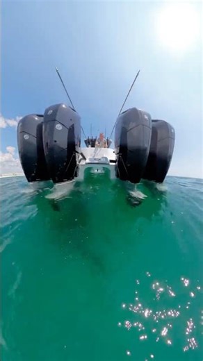 Quad Mercury Verado 400’s on a Invincible 40’ #centerconsole #outboards #mercury