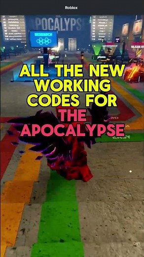 All New Codes in The Apocalypse Roblox (Update Codes)
