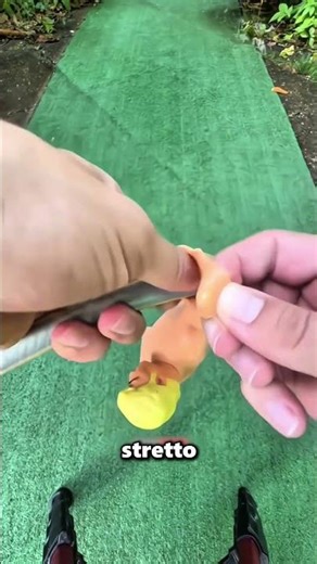 The puppet ended up exploding with water 😱