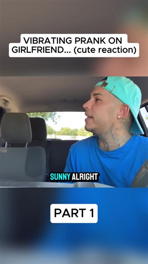 VIBRATING PRANK ON GIRLFRIEND... (cute reaction) #fyp #prank #relax #derekdesodaily