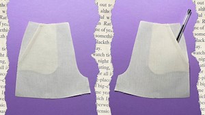 How to sew a slanted pocket - Professor Pattern