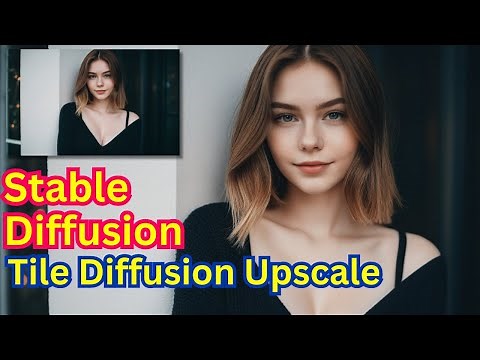 Stable Diffusion ControlNet - Tile Diffusion ComfyUI To Upscale An Image