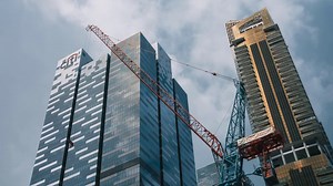 High rise construction Singapore | Free Stock Video Footage