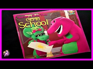 BARNEY & BABY BOP "GO TO SCHOOL" - Read Aloud Storybook for kids, children