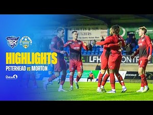 Peterhead vs Greenock Morton | Scottish Cup Third Round | 29/11/25