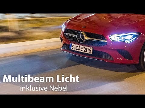 Mercedes-Benz CLA: Multibeam-LED-Scheinwerfer Test inklusive Nebel [4K] - Autophorie