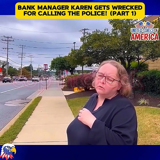 Bank Manager Karen Gets Wrecked For Calling The Police! (part 1) | Malkom Afrox