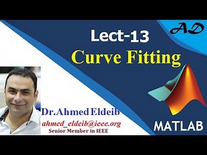 Lecture-13 MATLAB Linear curve fitting, or linear regression ايجاد المنحنى الخطى المناسب