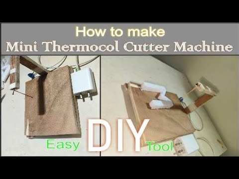 How to Make Mini Thermocol Cutter Machine | DIY Styrofoam Cutting Tool