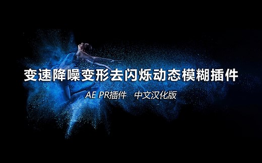【插件】AE/PR 插件慢动作降噪去闪动态模糊 REVisionFX v22.09 中文汉化版