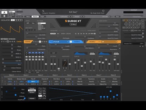 Playing around with Surge XT