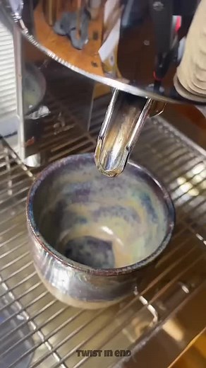 White Chocolate Mocha Coffee Preparation in Close-Up