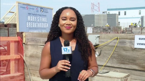 Mary the tunnel-boring machine's latest milestone in the HRBT Expansion Project