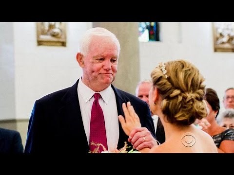 Bride given away by man who received her dad's heart