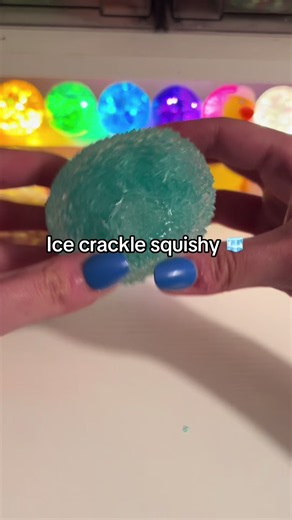 Ice Crackle Squishy ASMR: satisfying ice crackle squishy toy