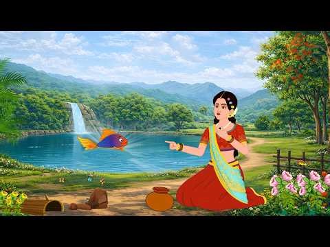 काले तालाब की रानी और सुनहरी मछली | Hindi Moral Story | Emotional Love Story | Hindi Cartoon Story
