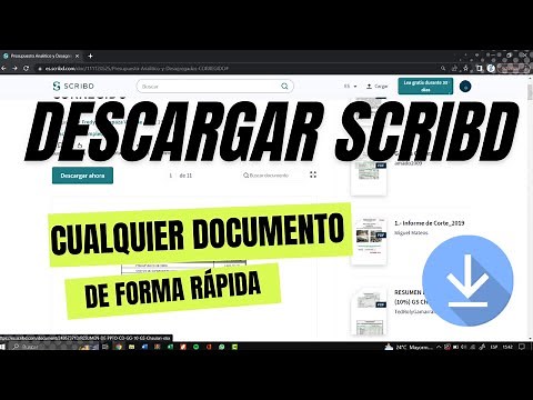 DESCARGAR documentos SCRIBD 2023 | De forma RÁPIDA