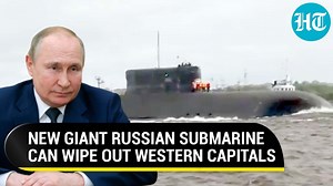Belgorod submarine enters Putin's Navy; Nuclear torpedo the size of a school bus