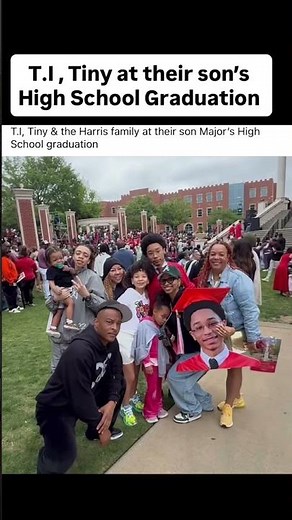 Ti And Tiny attend their son’s graduation ceremony #viral #trending #celebrity #hiphopnews