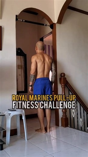 I tried the PRMC Royal Marines Pull Up Test. My first try at 43 🥵 #fitnesschallenge #challenge #exercise #calisthenics #foryou | Darius Sevilles