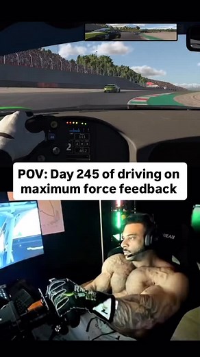 @mrforcefeedback is getting that sim racing workout! #eracingassociation #simracing #iracing #esports #eracing #motorsport #simracer | eRacing Association