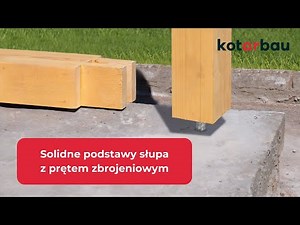 PODSTAWA SŁUPA DO WMUROWANIA - Solidne mocowanie słupów | Kotwa do betonu, różne rozmiary
