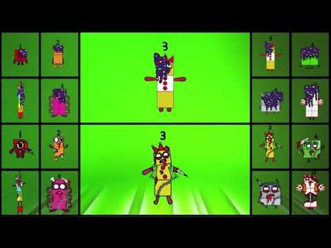 Zombie vs Corrupted Numberblocks Band (1-10): Ultimate Music Duel!