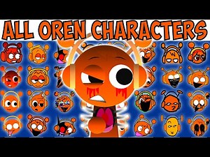 ALL OREN CHARACTERS | FNF Character Test | Gameplay VS Playground