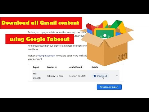 How To Download All Email Attachments In Gmail using Google Takeout
