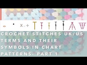 How To READ Crochet SYMBOLS In Pattern CHARTS