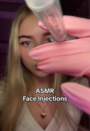 ASMR Face Injections for Sleep and Relaxation