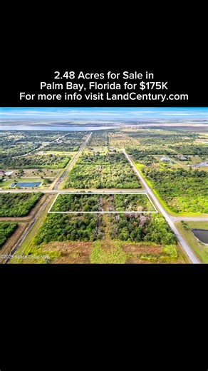 2.48 Acres of Prime Land for Sale in Palm Bay, Florida