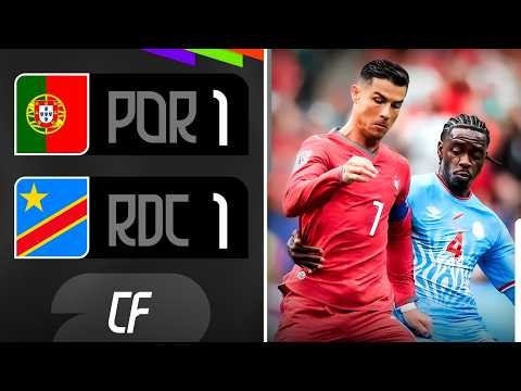 ✅ La PORTUGAL de CRISTIANO RONALDO EMPATÓ 1-1 ante RD CONGO en su DEBUT por el MUNDIAL 2026