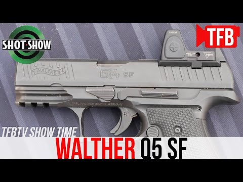 Walther Q4 SF Optics Ready and 380 CCP [SHOT Show 2020]