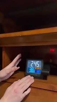 Review of La Crosse Technology Projection Alarm Clock with Temperature #amazonfinds #techgadgets