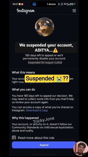 instagram suspended account| Suspended Instagram Recovery| We disabled your account instagram