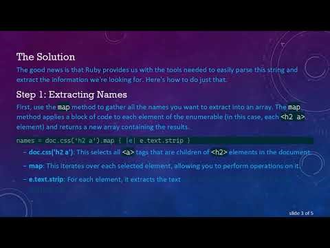 Iterating Through a String in Ruby: Extracting First, Last, and Middle Names Made Easy