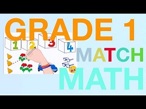 Math skills - Grade 1 - Match the Box with the matching number of things
