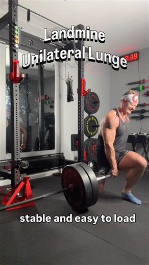 Edge Landmine Bar | Unilateral Landmine Lunges