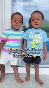 And they Slayed both ways tho ❤️🤣 #official_kktwins #twins #ashleylookatmechallenge | official kktwins