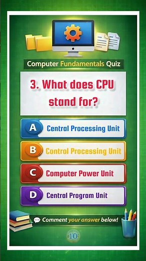 Comment Your Score 👇 | Computer Quiz Shorts